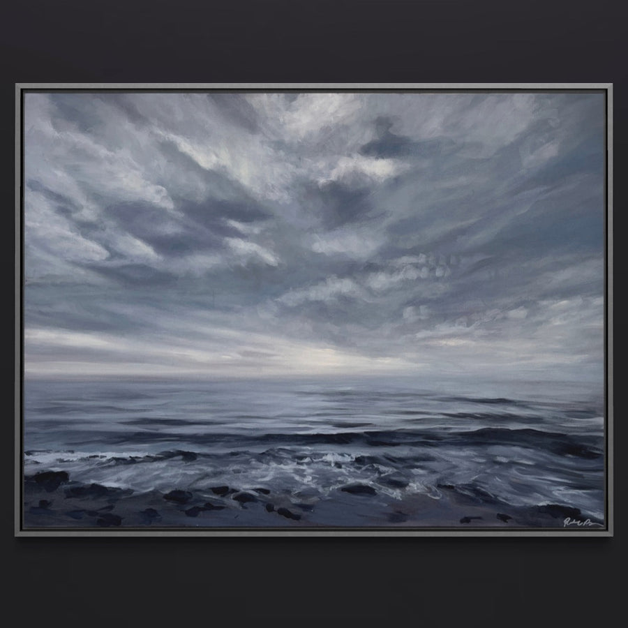 Another Gray Beach Day · 40x30