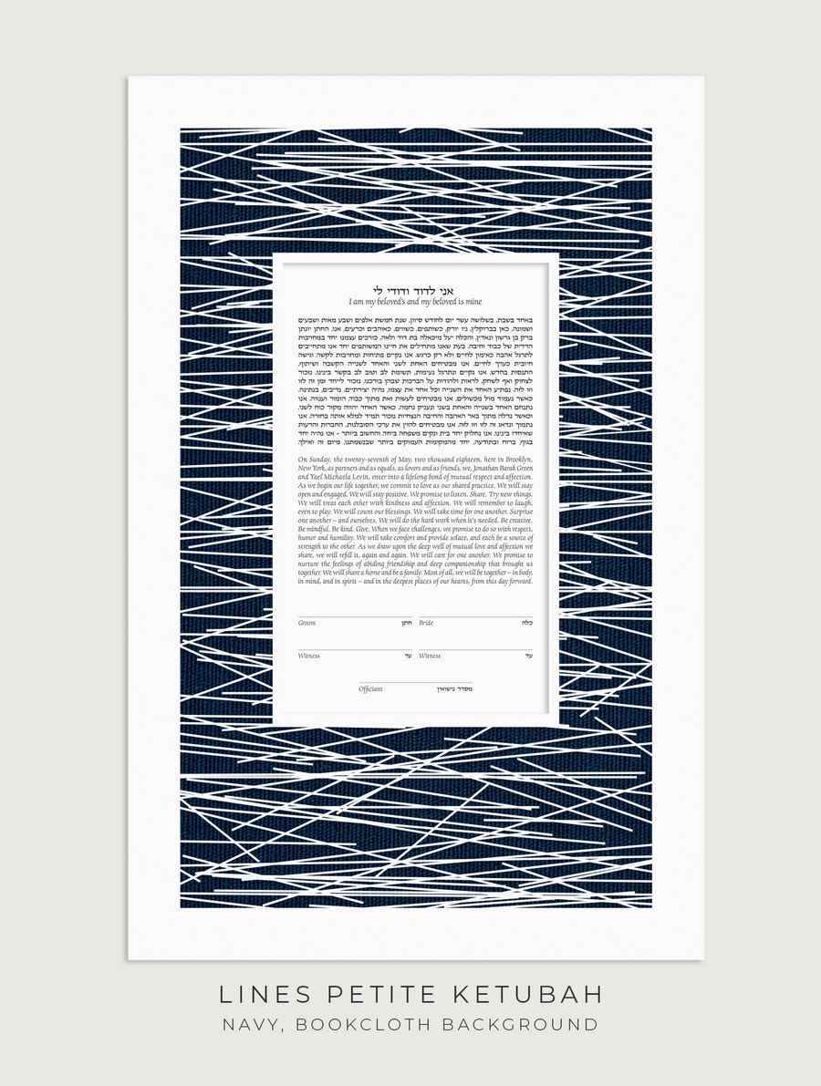 LINES PETITE, Navy, Bookcloth