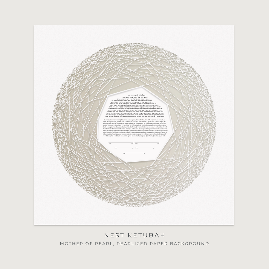 NEST, Mother of Pearl, Pearlized Paper