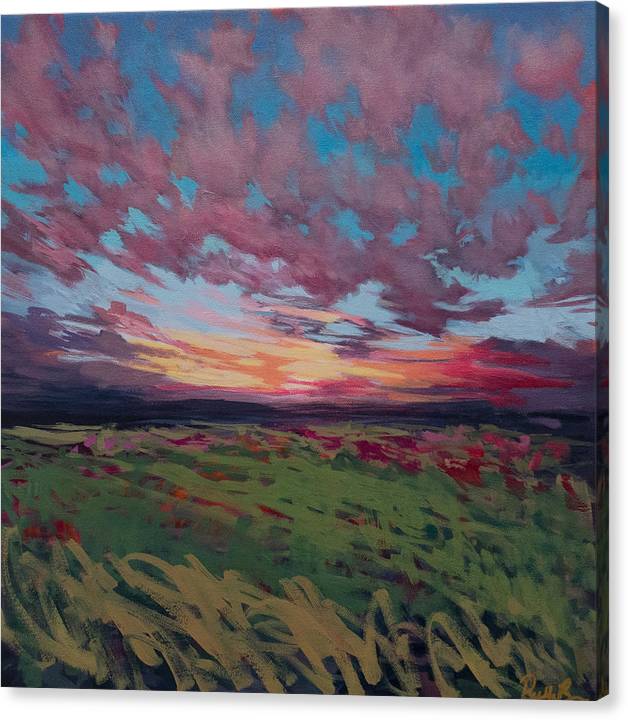 Raspberry Skies · Canvas Print