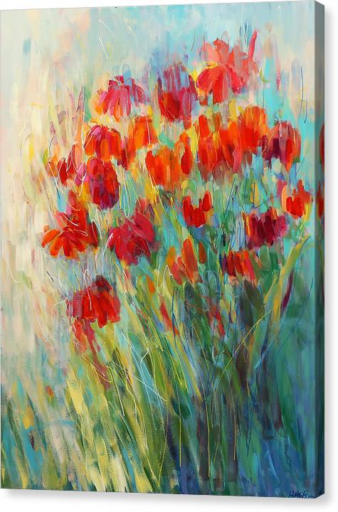 The Feeling of Flowers · Canvas Print