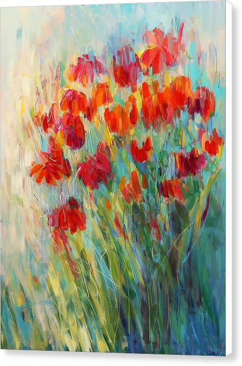 The Feeling of Flowers · Canvas Print
